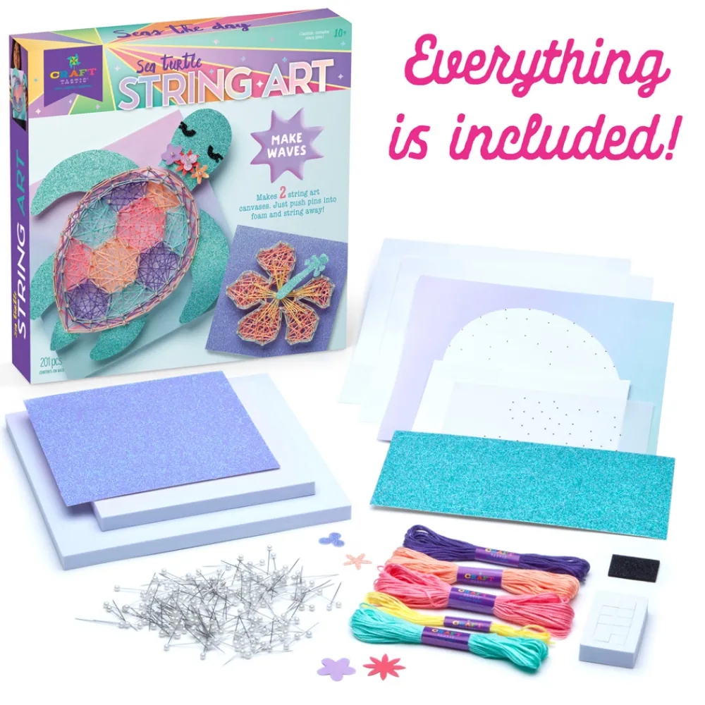 ann-williams Craft-Tastic® Sea Turtle String Art< Crafts And Activities