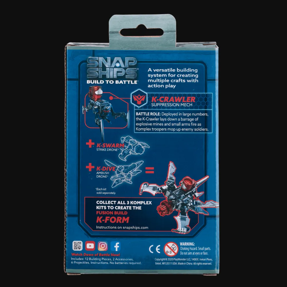 snap-ships K-Crawler Suppression Mech< Construction Sets