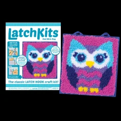 latchkits ™ Owl Latch Hook Kit< Crafts And Activities