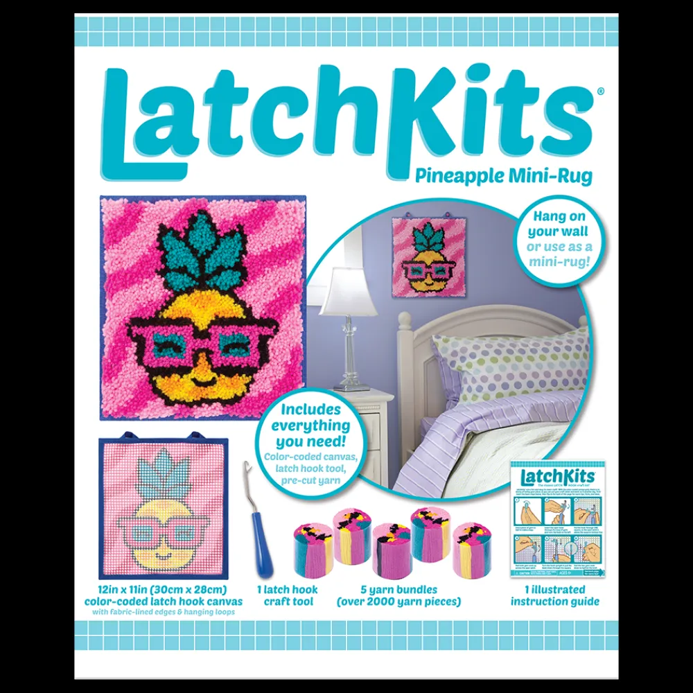 latchkits ® Pineapple Latch Hook Kit< Crafts And Activities