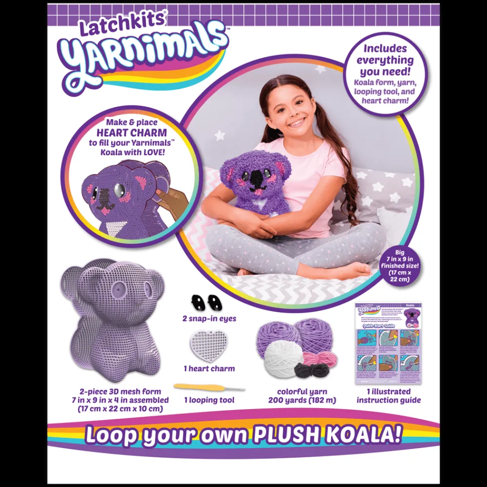 latchkits-yarnimals Latchkits Yarnimals Koala< Crafts And Activities