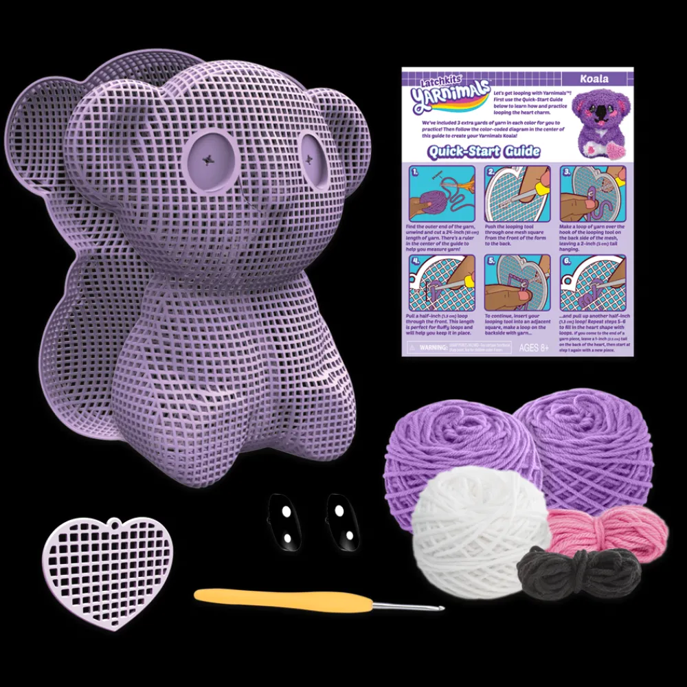 latchkits-yarnimals Latchkits Yarnimals Koala< Crafts And Activities