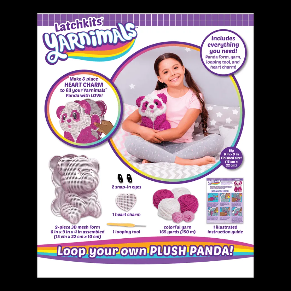 latchkits-yarnimals Latchkits Yarnimals Panda< Crafts And Activities