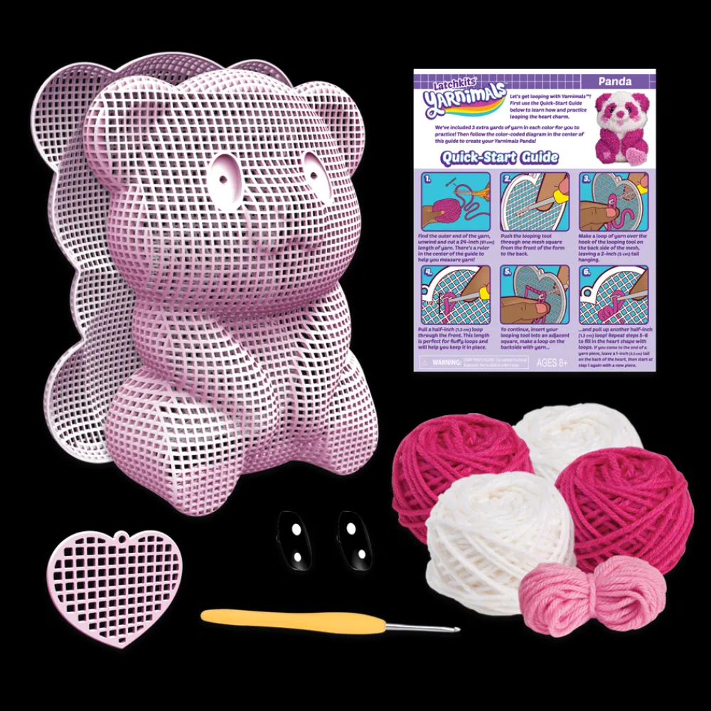 latchkits-yarnimals Latchkits Yarnimals Panda< Crafts And Activities