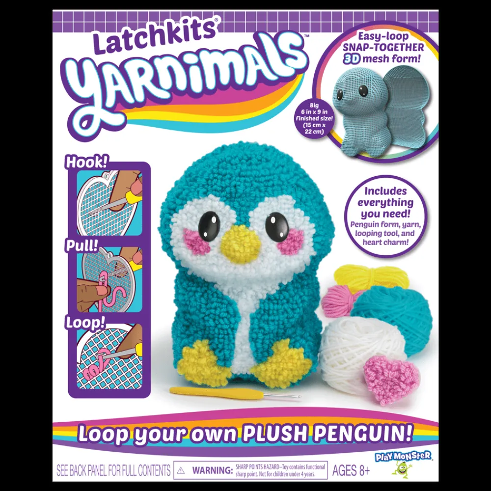 latchkits-yarnimals Latchkits Yarnimals Penguin< Crafts And Activities
