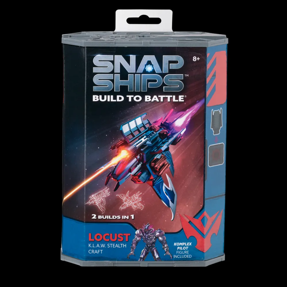 snap-ships Locust K.L.A.W. Stealth Craft< Building Toys