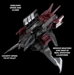 snap-ships Locust K.L.A.W. Stealth Craft< Building Toys