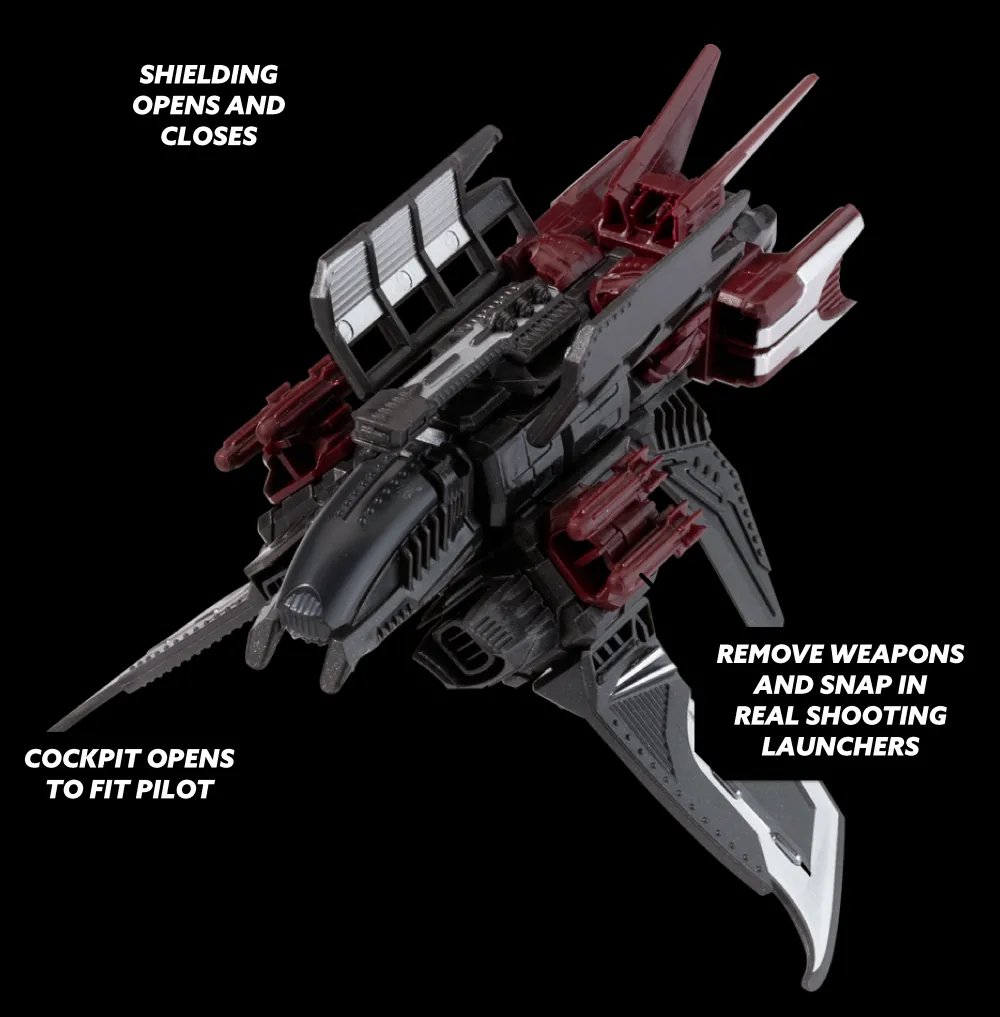 snap-ships Locust K.L.A.W. Stealth Craft< Building Toys