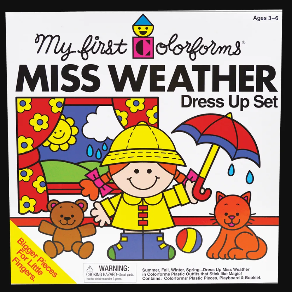 colorforms My First ® Miss Weather Dress Up Set< Crafts And Activities
