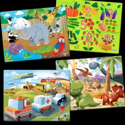 playmonster 4-Pack Puzzles Numbers< Puzzles