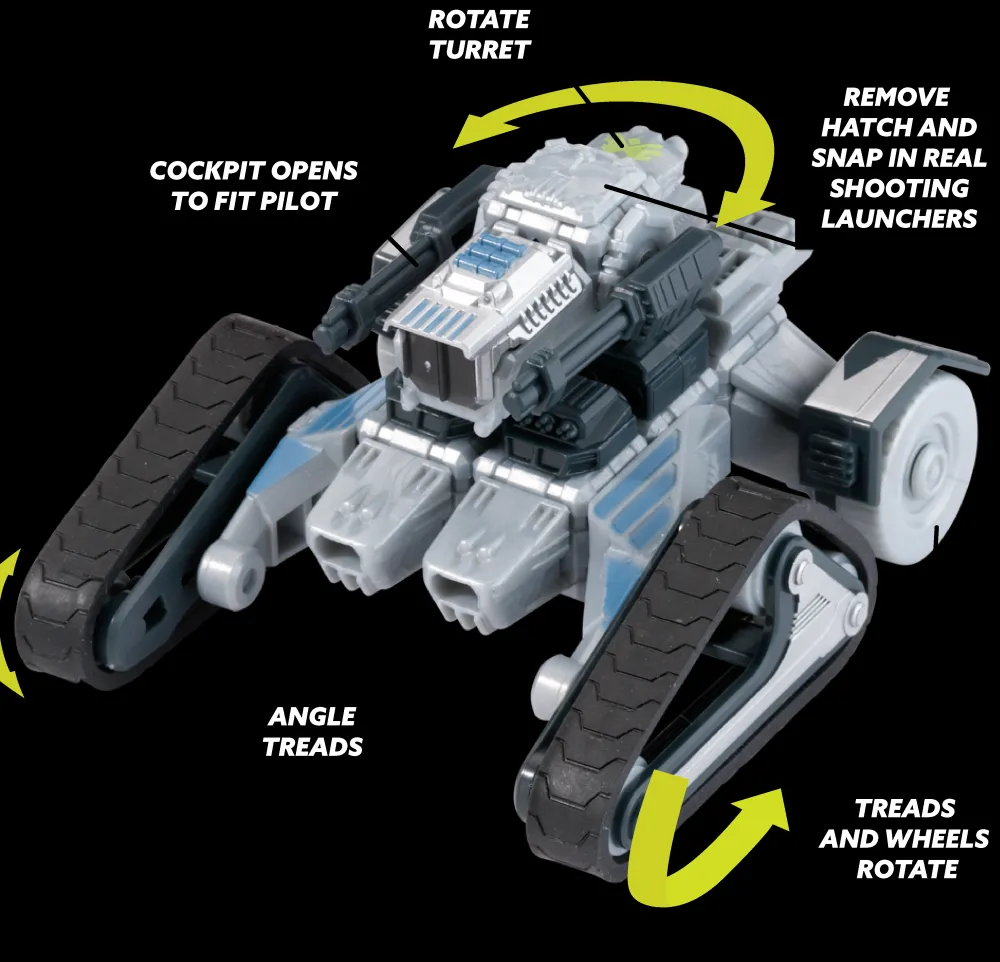 snap-ships Scythe Av-19 Tank< Building Toys