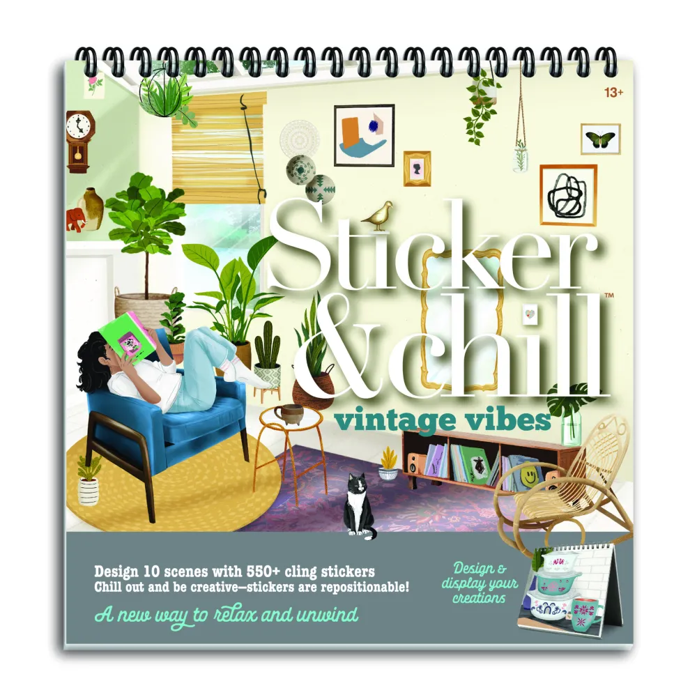 ann-williams Sticker & Chill Vintage Vibes< Crafts And Activities