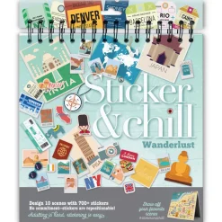 ann-williams Sticker & Chill® Wanderlust< Crafts And Activities