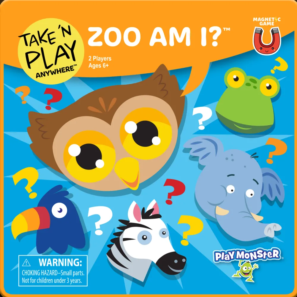 playmonster Take 'N Play Anywhere Zoo Am I?< Games